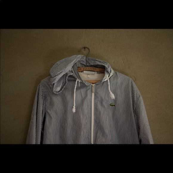 Vintage Lacoste Striped Windbreaker Unisex - Picture 3 of 3